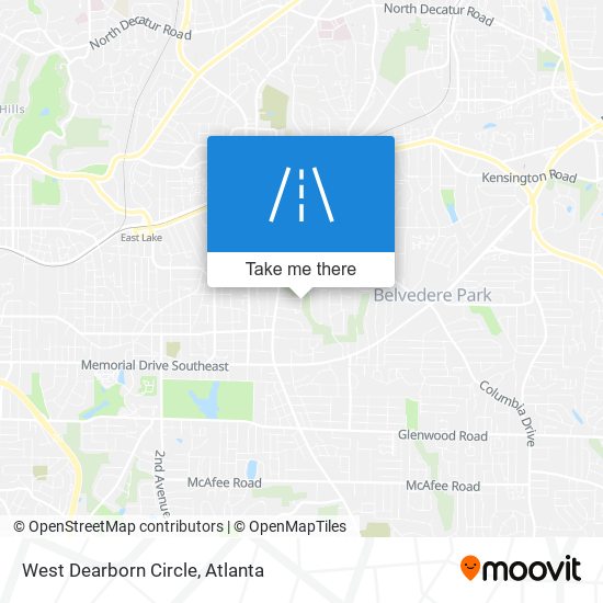 Mapa de West Dearborn Circle