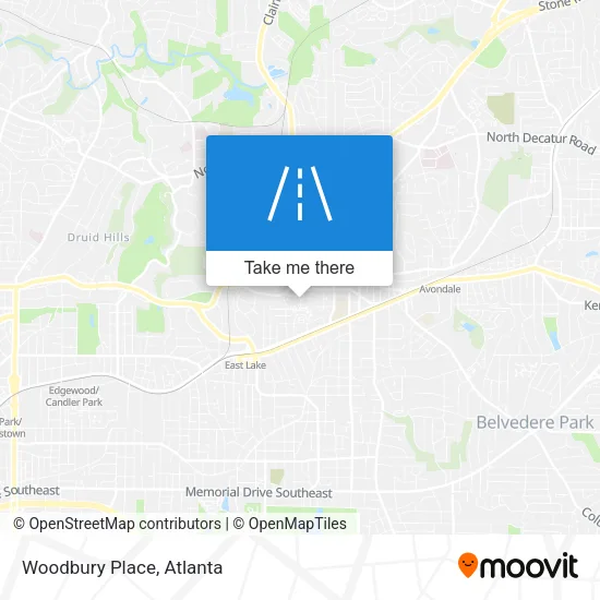 Woodbury Place map