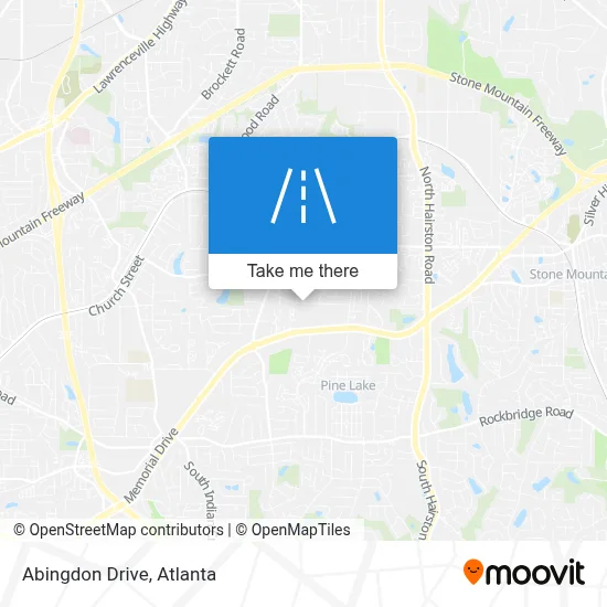 Abingdon Drive map