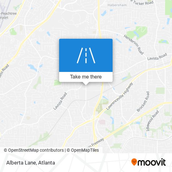 Mapa de Alberta Lane