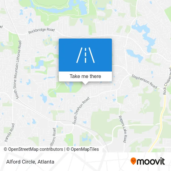 Alford Circle map
