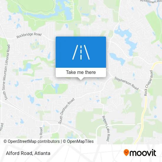 Alford Road map