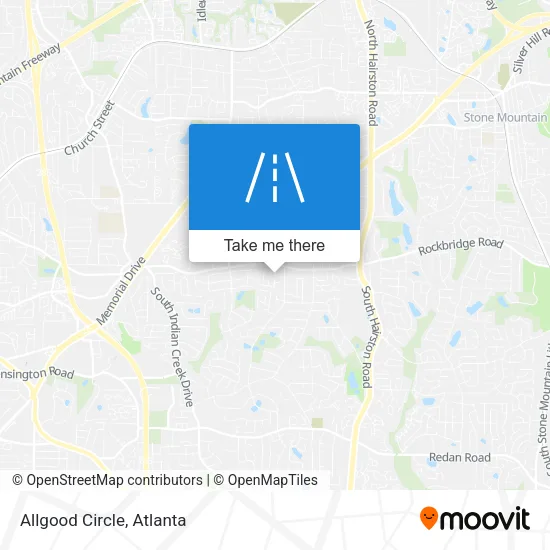 Allgood Circle map