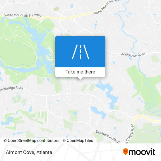 Almont Cove map