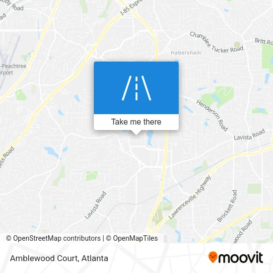 Amblewood Court map