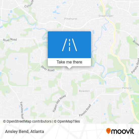 Ansley Bend map