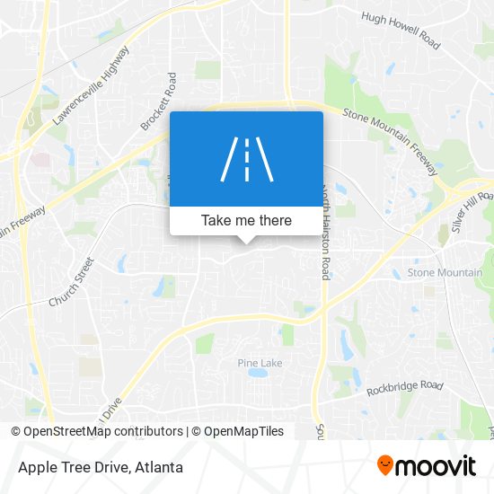 Apple Tree Drive map