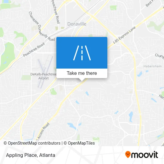 Appling Place map