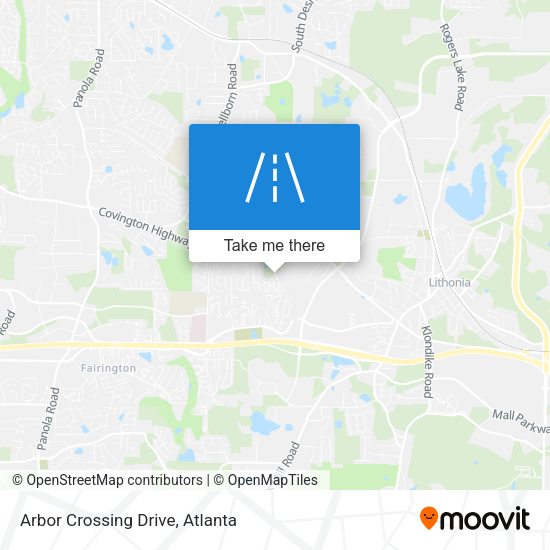 Arbor Crossing Drive map