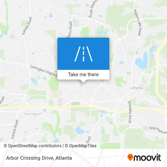 Arbor Crossing Drive map