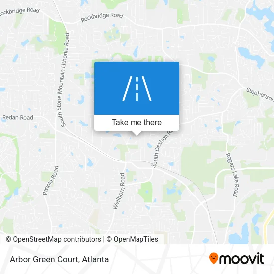 Arbor Green Court map