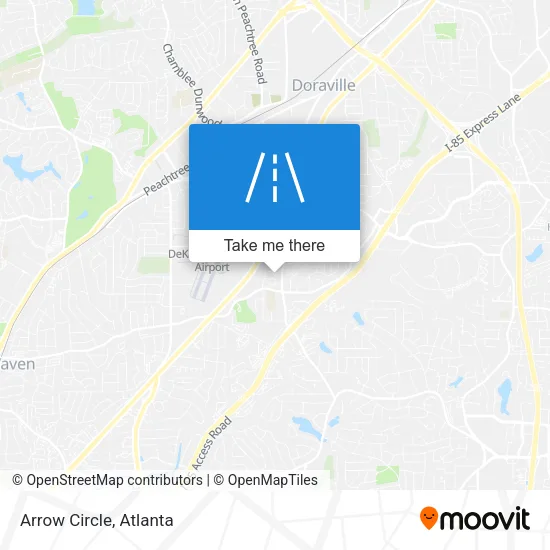 Arrow Circle map