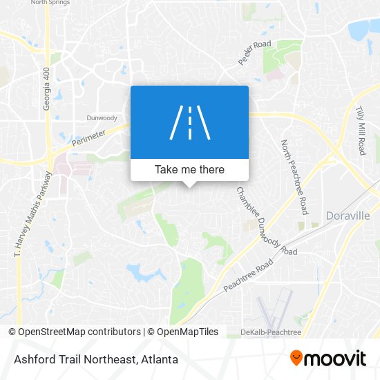 Mapa de Ashford Trail Northeast