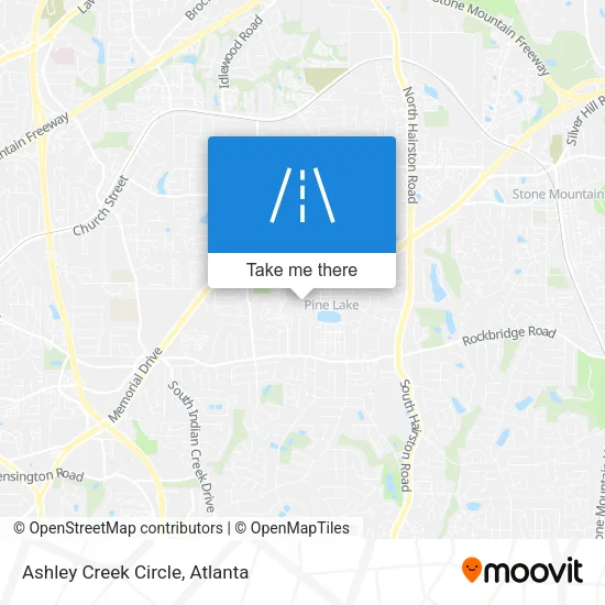 Ashley Creek Circle map