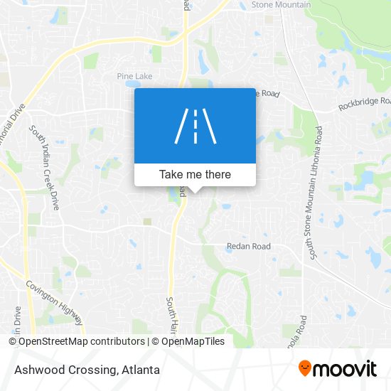 Ashwood Crossing map