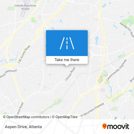 Aspen Drive map