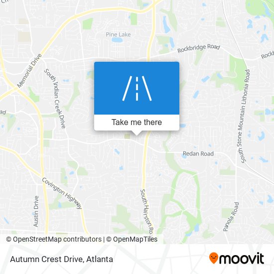 Autumn Crest Drive map