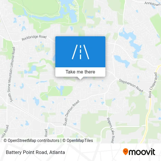 Battery Point Road map