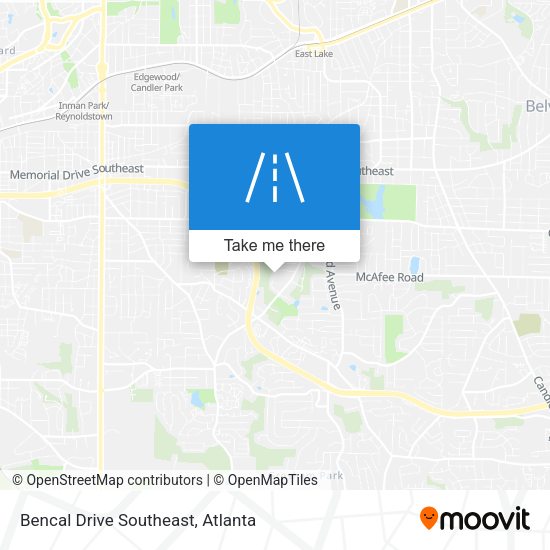 Mapa de Bencal Drive Southeast