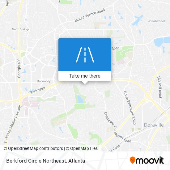 Mapa de Berkford Circle Northeast