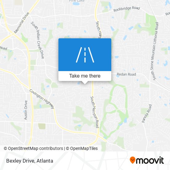 Bexley Drive map