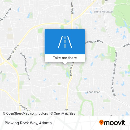 Blowing Rock Way map