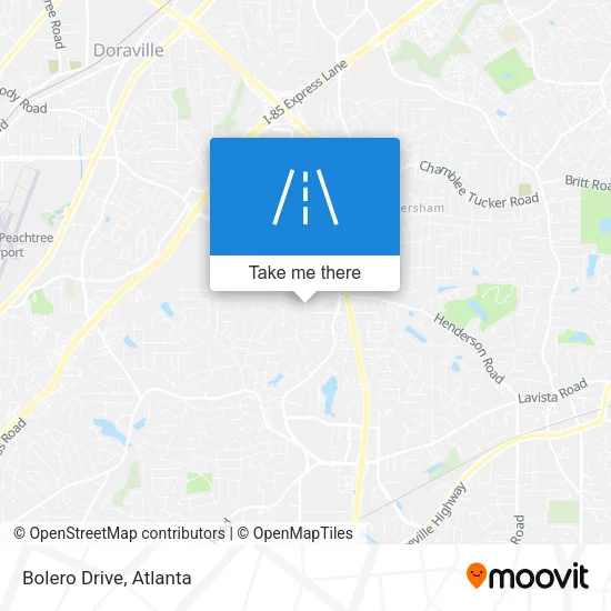 Bolero Drive map
