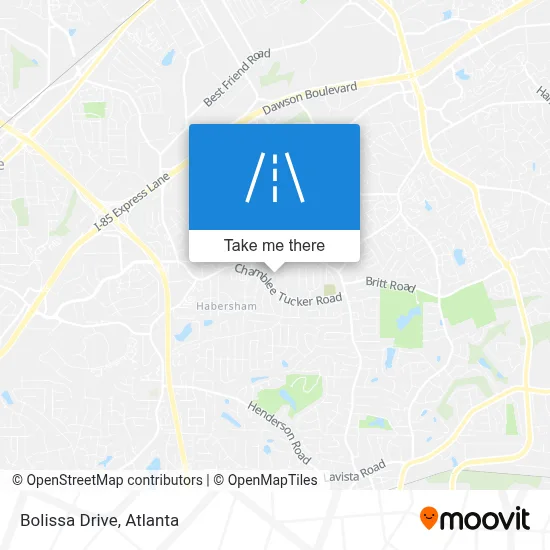 Bolissa Drive map