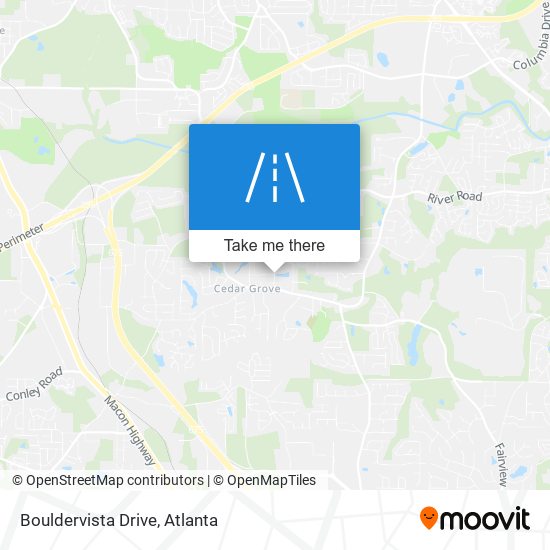 Mapa de Bouldervista Drive