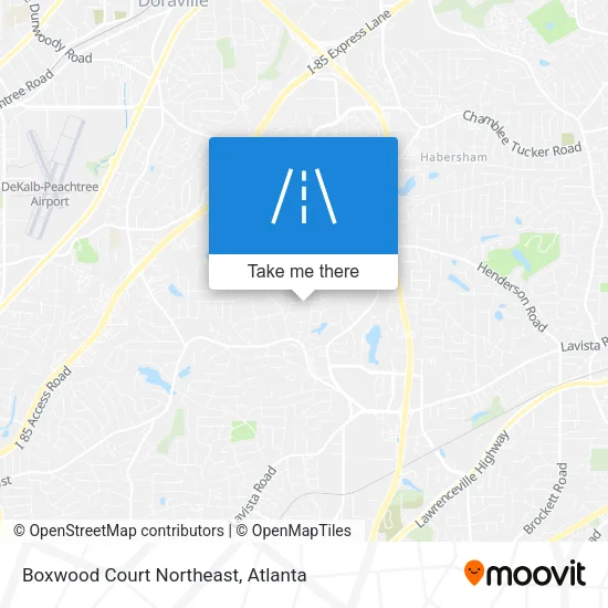 Boxwood Court Northeast map