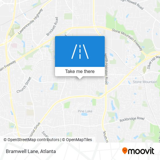 Bramwell Lane map