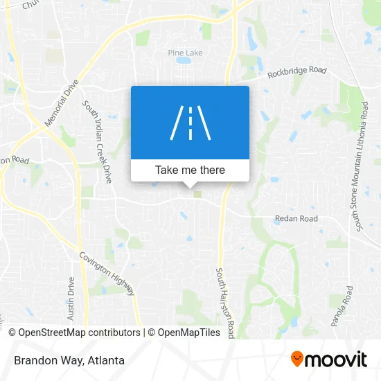 Brandon Way map