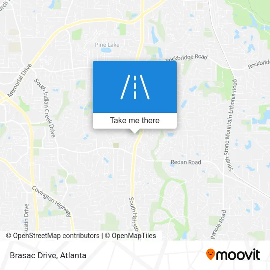 Brasac Drive map