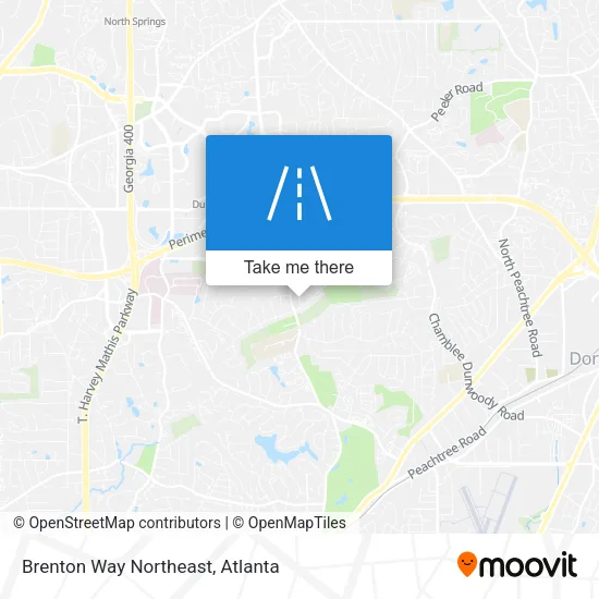 Brenton Way Northeast map