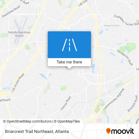 Mapa de Briarcrest Trail Northeast