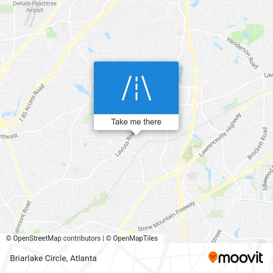 Briarlake Circle map