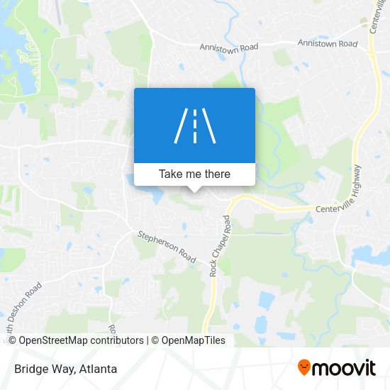 Mapa de Bridge Way