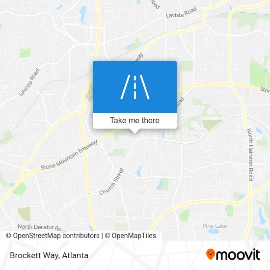 Brockett Way map