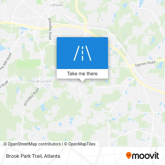 Brook Park Trail map