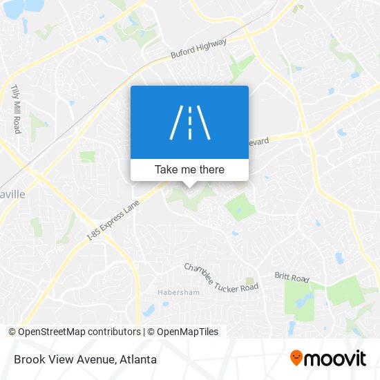 Brook View Avenue map