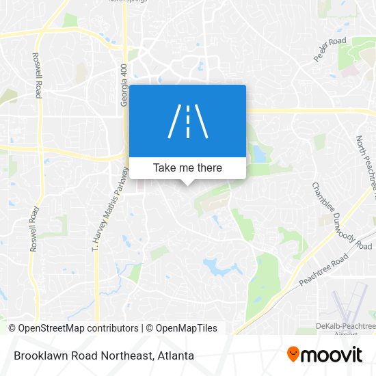 Brooklawn Road Northeast map