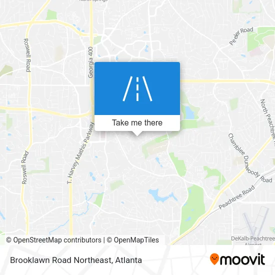 Brooklawn Road Northeast map