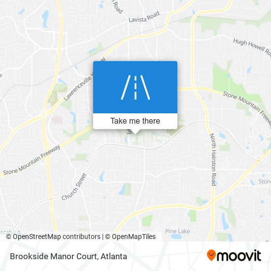 Mapa de Brookside Manor Court