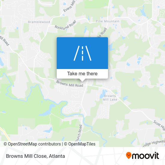 Mapa de Browns Mill Close