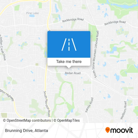 Brunning Drive map
