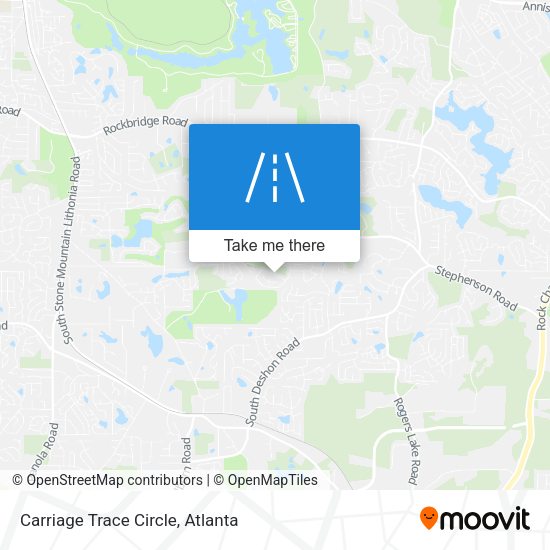 Mapa de Carriage Trace Circle
