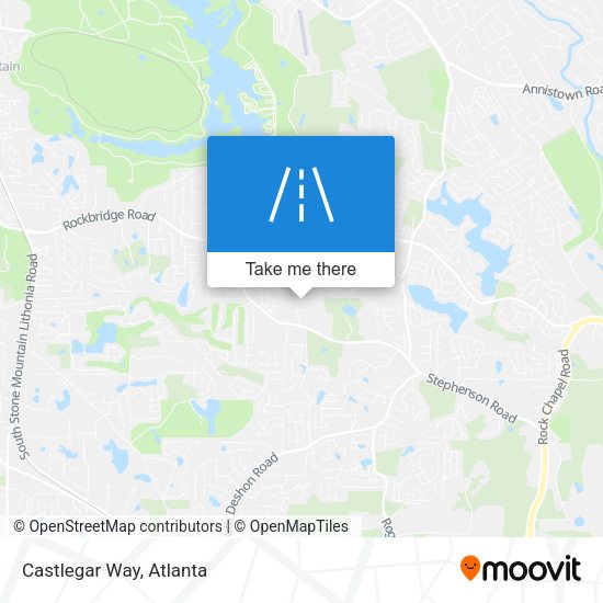 Mapa de Castlegar Way