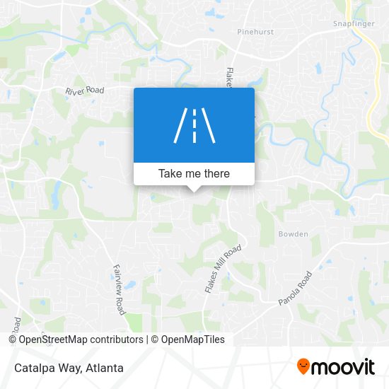 Mapa de Catalpa Way