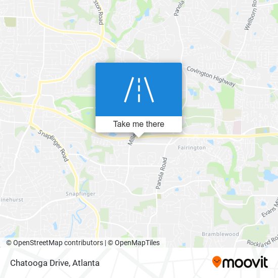Chatooga Drive map