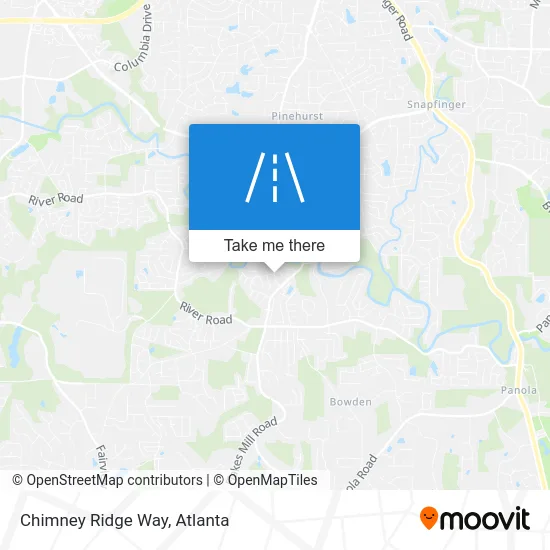 Chimney Ridge Way map